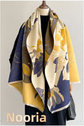 Luxury Ultra Soft Comfort Blanket & Shawl Wrap - Imitation Cashmere, Warm Thick Winter Scarf for Women, Versatile Cape for Evening Dressing, Perfect for Home Comfort & Stress Relief Gift